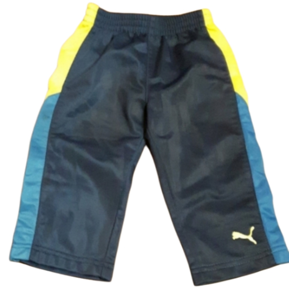6/$15 size 12M puma jogging pants blue and yellow